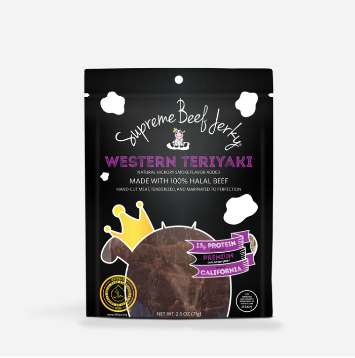 Premium Halal Beef Jerky – Western Teriyaki