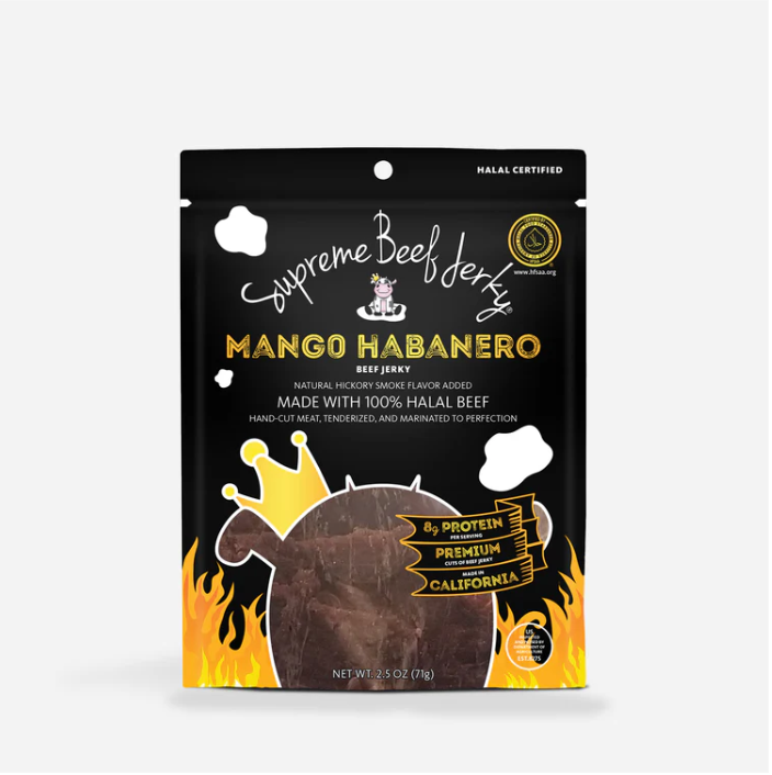 Premium Halal Beef Jerky – Mango Habanero
